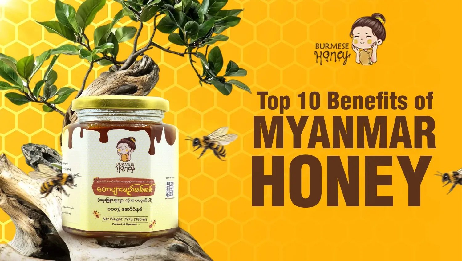 Top 10 benefits of Myanmar Honey