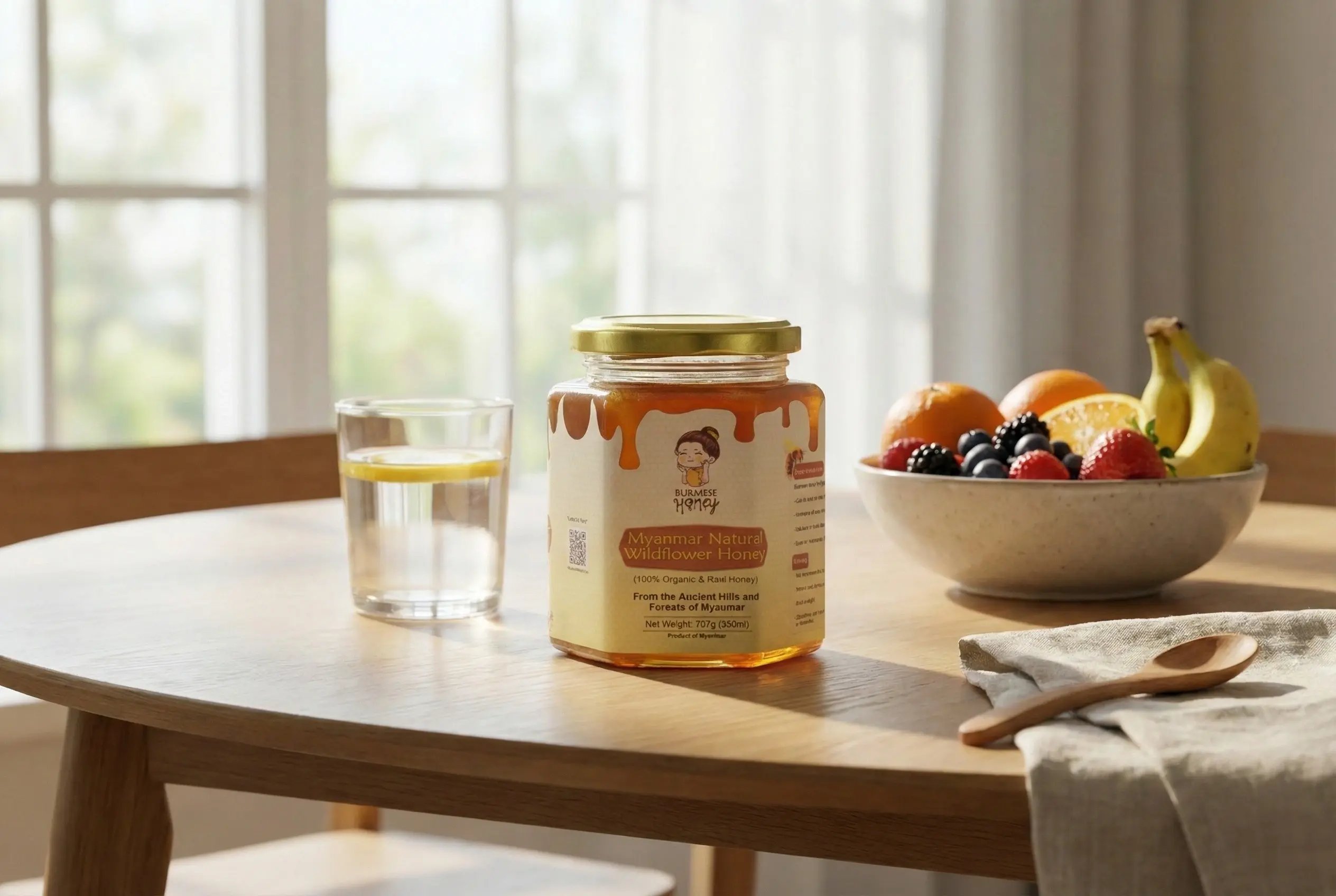 Blog Post Image - Burmese Honey with honey dipping stick (3)