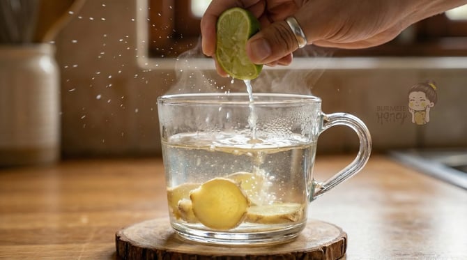 Honey Lemon Ginger Elixir by Burmese Honey 2