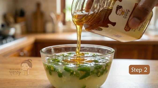 Honey Lime & Chili Dressing by Burmese Honey - 2