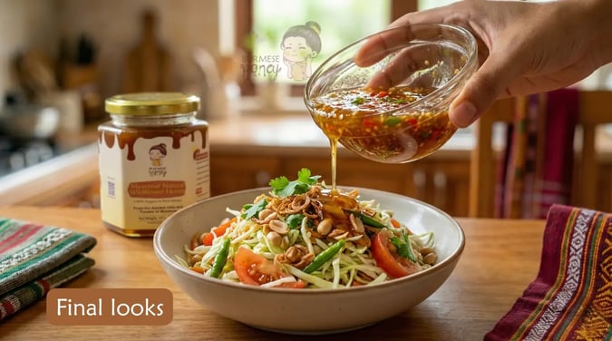 Honey Lime & Chili Dressing by Burmese Honey - 4