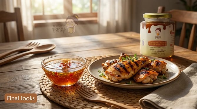 Honey Lime & Chili Dressing by Burmese Honey - 5