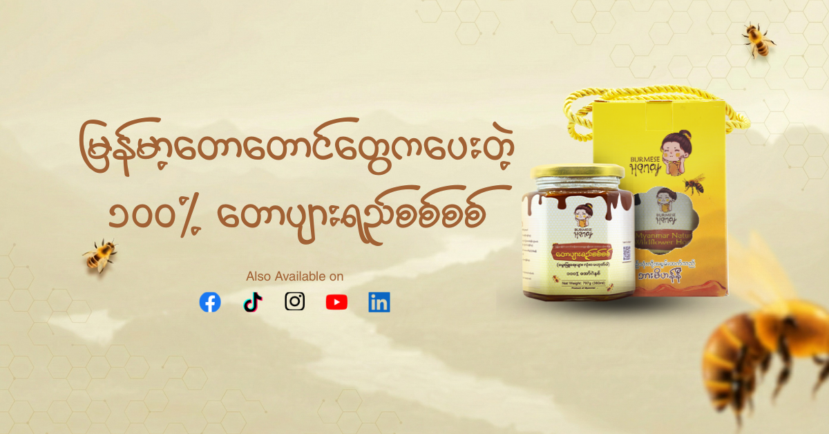 Myanmar Honey Pure Real Honey