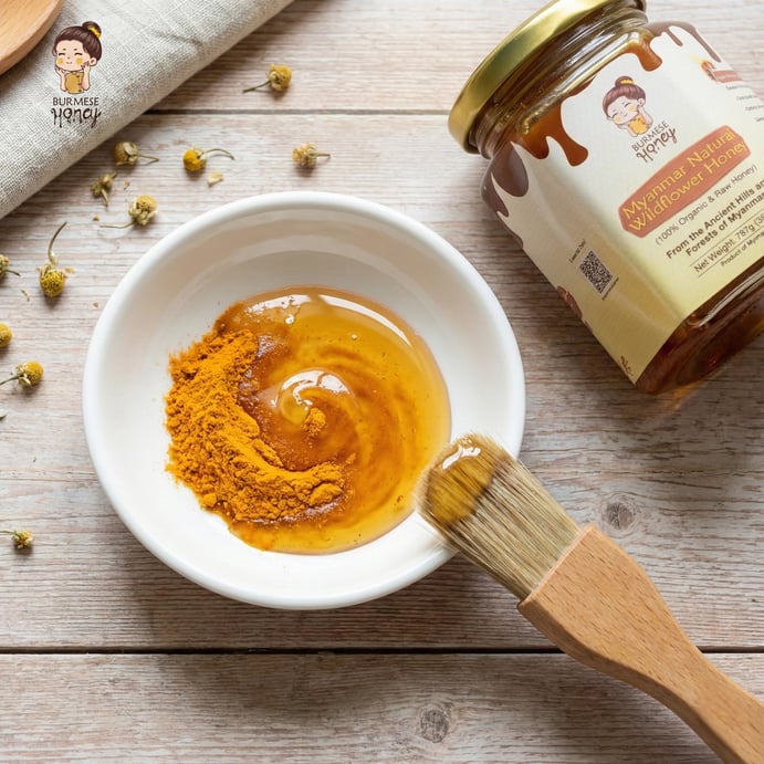 Raw honey for acne scars treatment 2