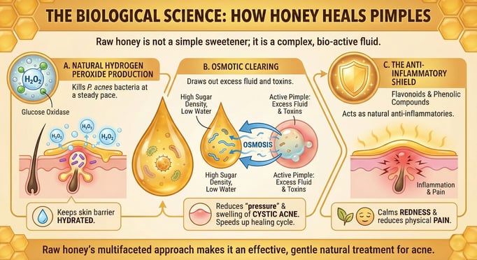 Raw honey for acne scars treatment 5
