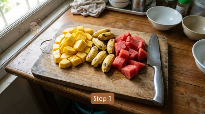 Step - 1 - Honey Receipe by Burmese Honey