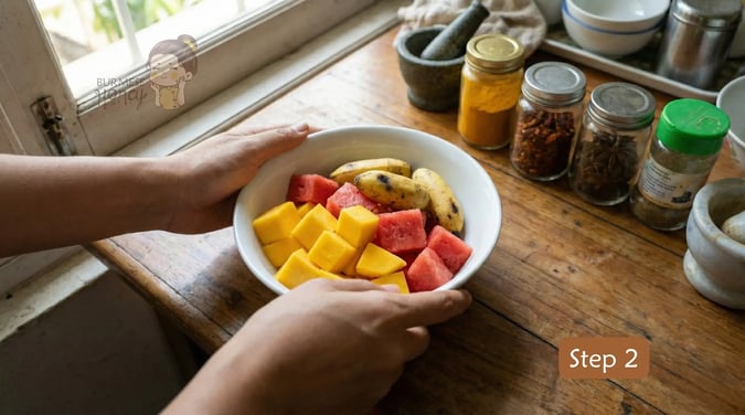 Step - 2 - Honey Receipe by Burmese Honey