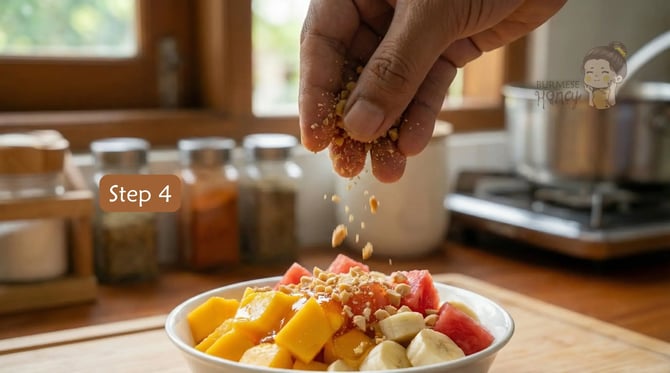 Step - 4 - Honey Receipe by Burmese Honey