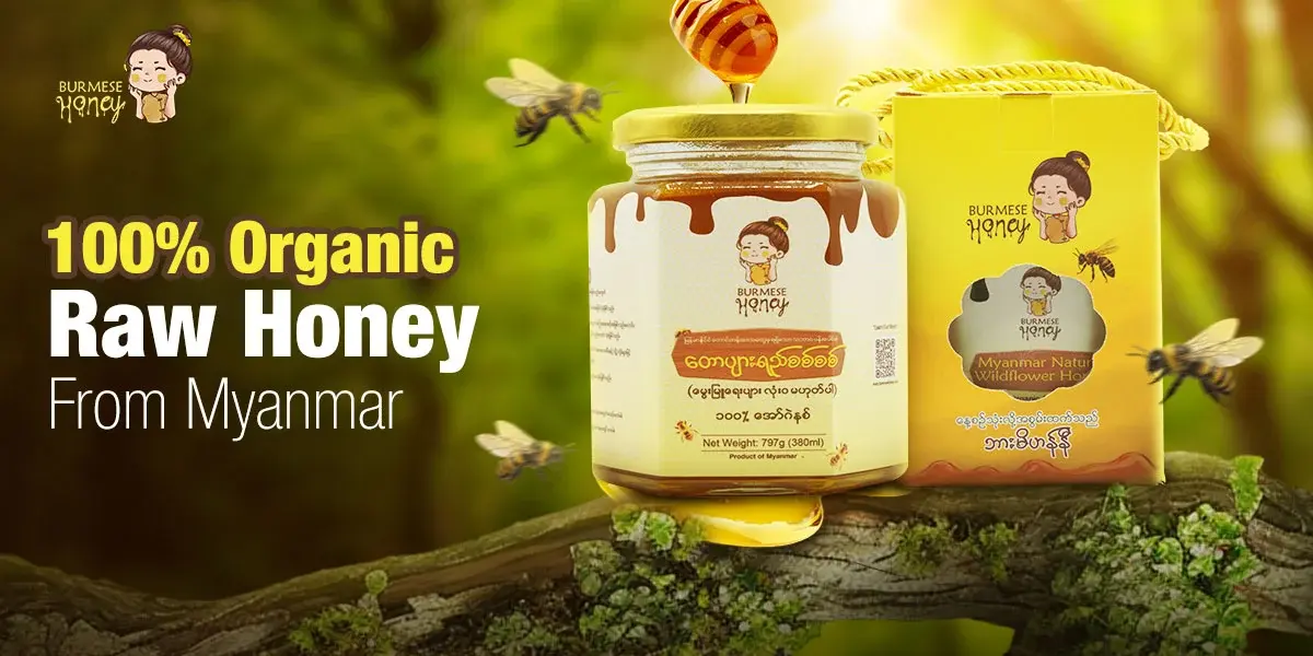 Burmese Honey: 100% Raw & Organic from Myanmar