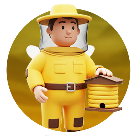 Icon beekeeper  140 x 140